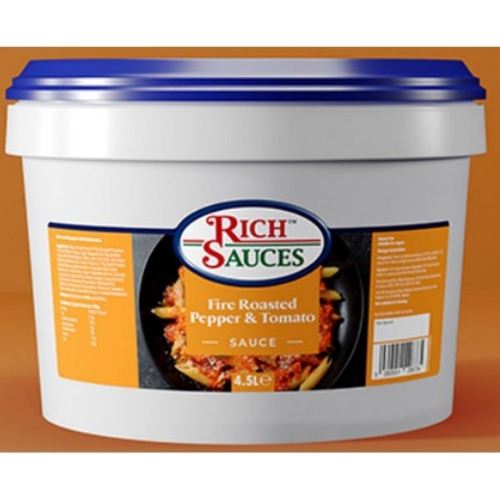 Picture of RICH SAUCES FIRE ROASTED PEPPER & TOMATO SAUCE 4.5LT