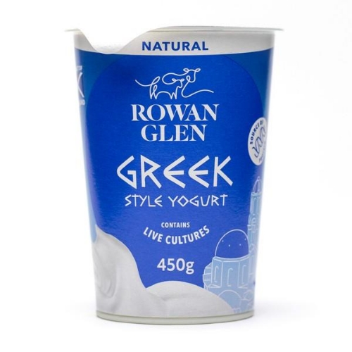 Picture of ROWAN GLEN BIO GREEK STYLE NATURAL YOGURT 6X450G