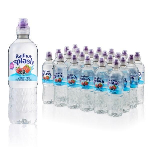 Picture of RADNOR SPLASH SUMMER FRUITS FLAVOURED STILL WATER 24x500ML