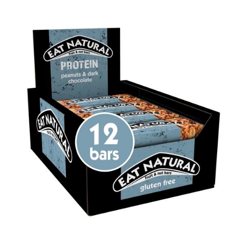 Picture of EAT NATURAL PROTEIN PACKED WITH PEANUTS & CHOCOLATE 12x40G
