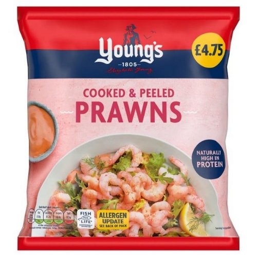 Picture of FROZEN YOUNGS PRAWNS 12X180G £4.75 PMP