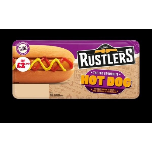 Picture of RUSTLERS HOTDOG 4x146G £2.00 PMP