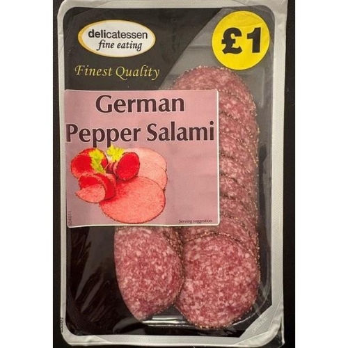Picture of DFE PEPPER SALAMI SLICED 70G £1.00 PMP